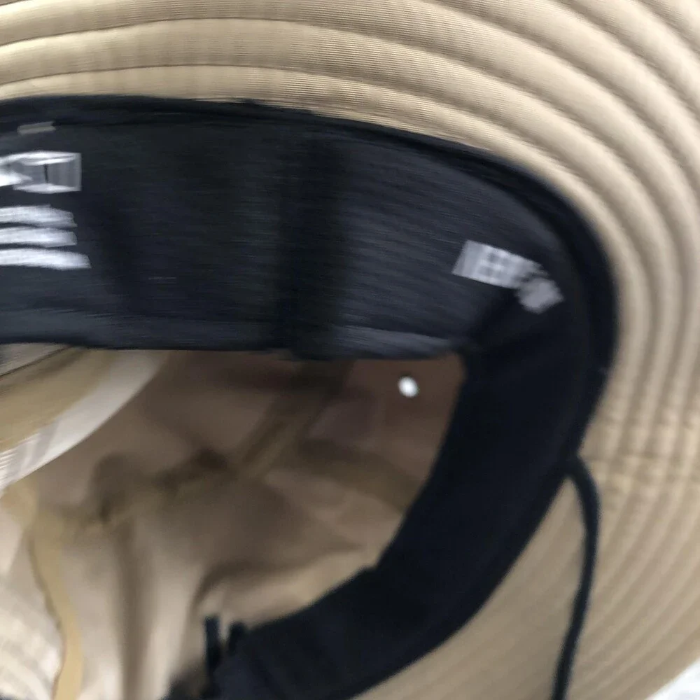 Adidas Bucket Cap Boonie Mens One Size Beige AEROREADY Wide Brim Outdoor Hiking